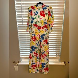 RIXO *NWOT* floral high- low dress - never worn- purchased at Saks